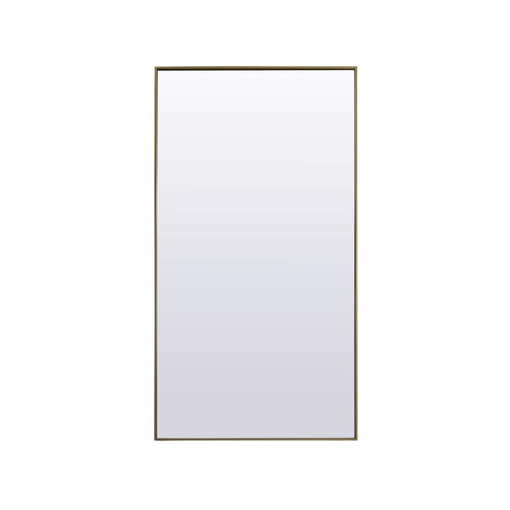 Indigo Home Metal Frame Rectangle Full Length Mirror 36x72 Inch