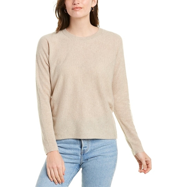 Vince Dropped-Shoulder Cashmere Top. Opens flyout.