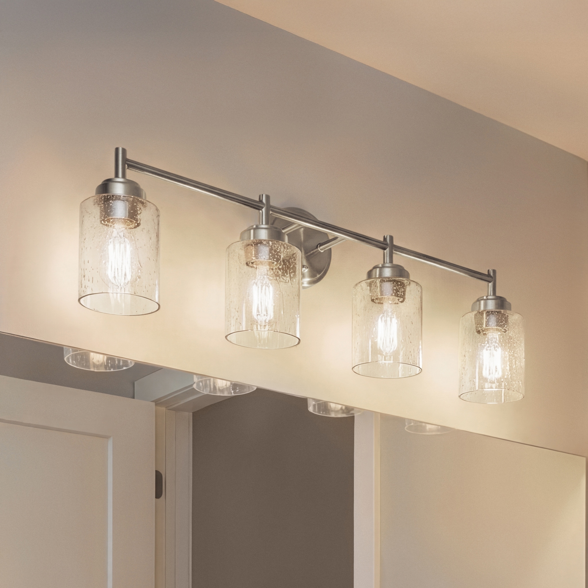 Kichler Lighting Winslow 4-light Brushed Nickel Bath Vanity Light