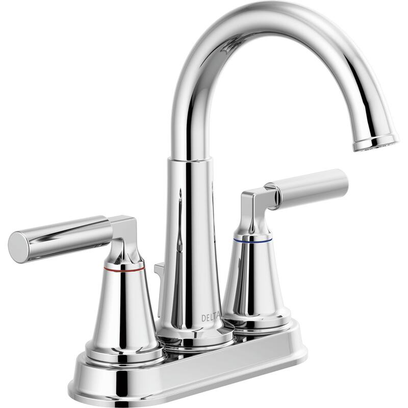 Delta Bowery 1.2 GPM Centerset Bathroom Faucet with Pop-Up Drain