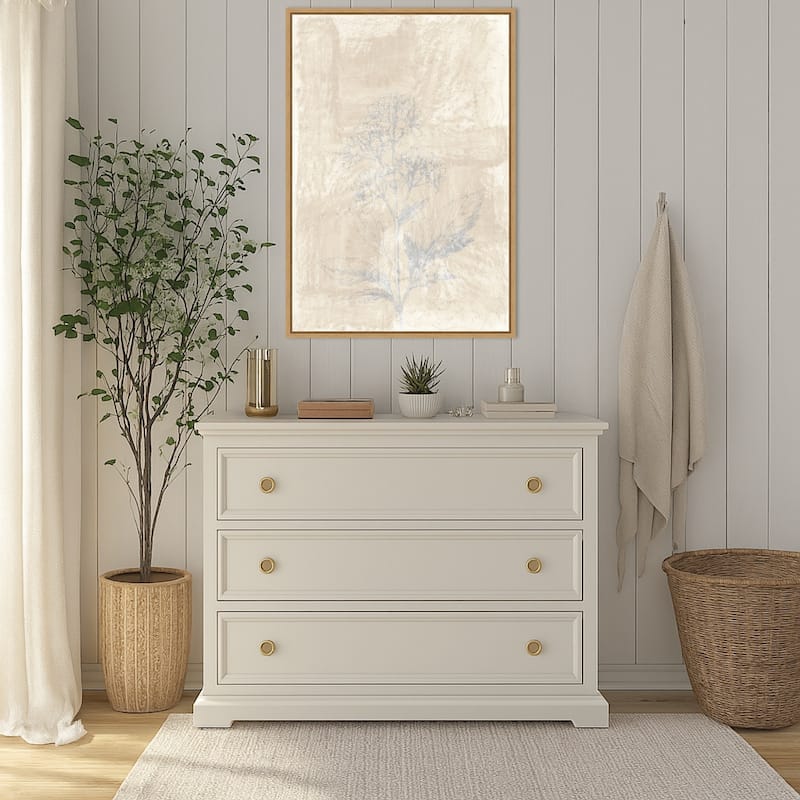 Woodsia No. 3 by Cartissi (23 x 33 in.), Framed Canvas Wall Art Print