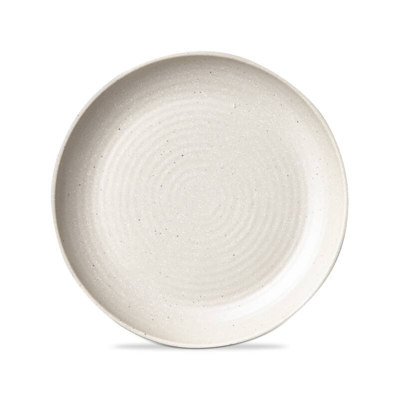 Cream Brooklyn Melamine Brooklyn Melamine Plastic Dinning Salad Plate Dishwasher Safe Indoor/Outdoor 9x9 inch Salad Plate