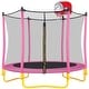 preview thumbnail 11 of 37, 5.5Ft Trampoline For Kids - 65" Outdoor & Indoor Mini Toddler Trampoline With Enclosure