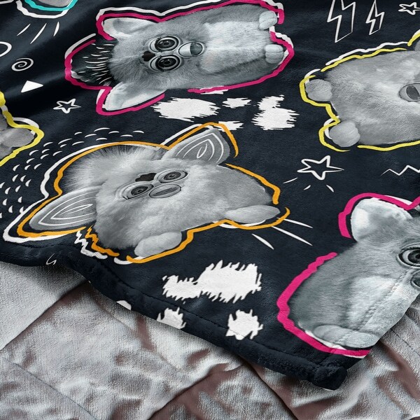 Hasbro Furby Silk Touch Throw Blanket - Bed Bath & Beyond - 41410591