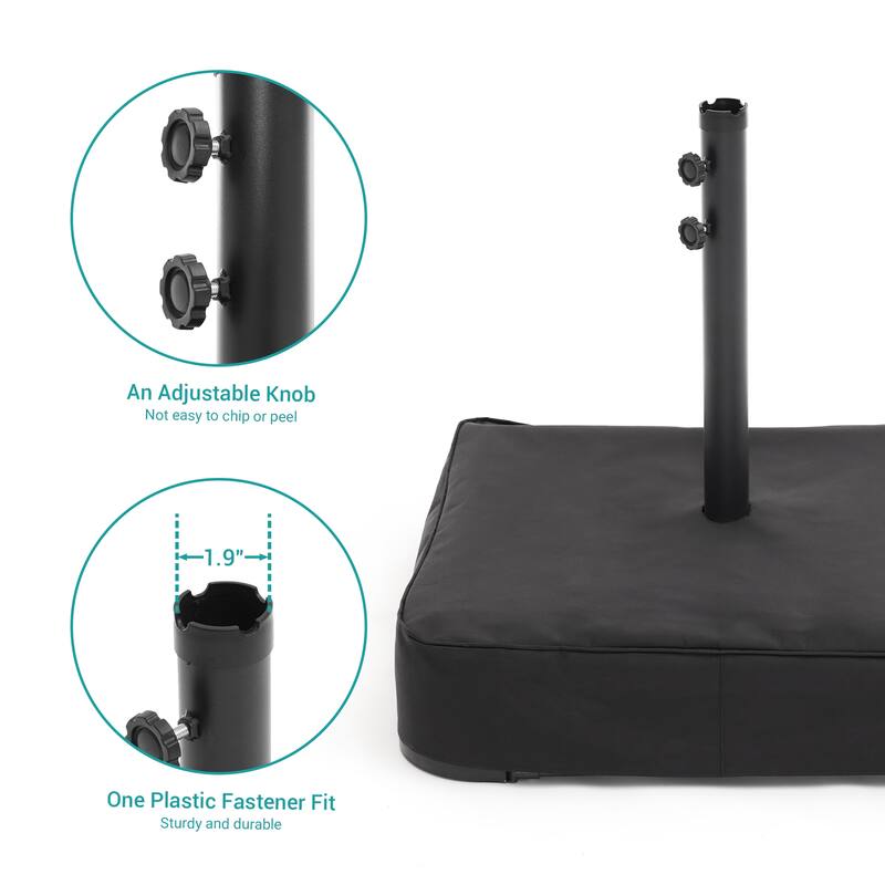 BONOSUKI 320LBs Heavy Duty Patio Market Umbrella Base