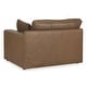 preview thumbnail 7 of 10, Signature Design by Ashley Emilia Brown 4-Piece Sectional - 130" W x 90" D x 36" H
