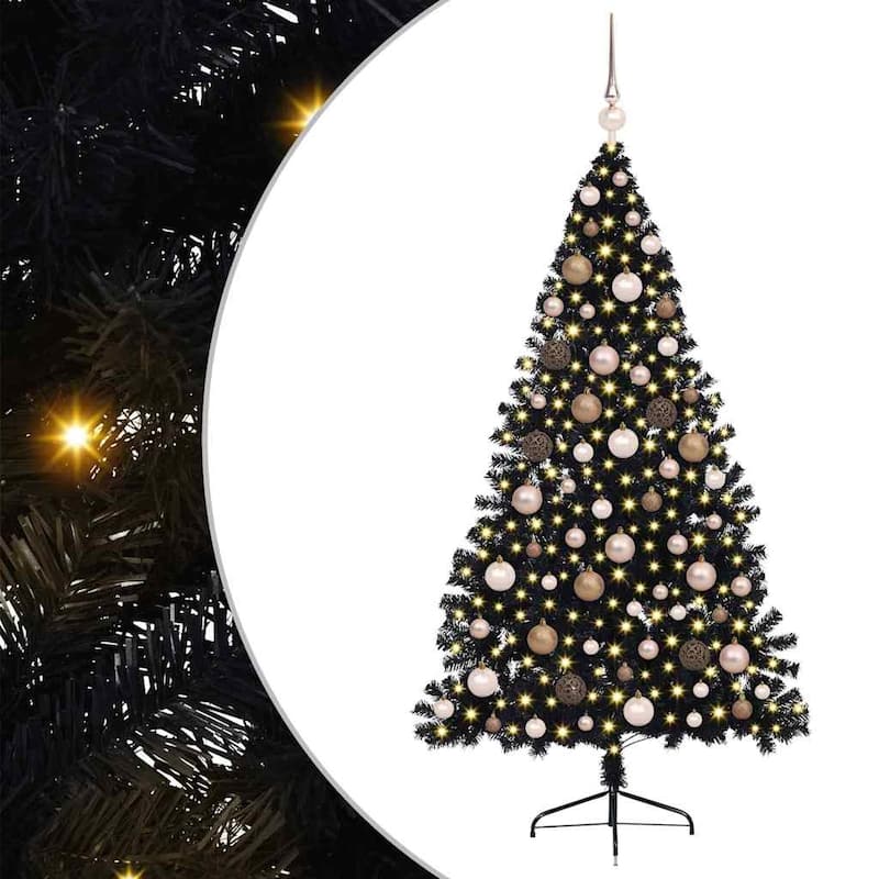vidaXL Christmas Tree with Decorative String Lights