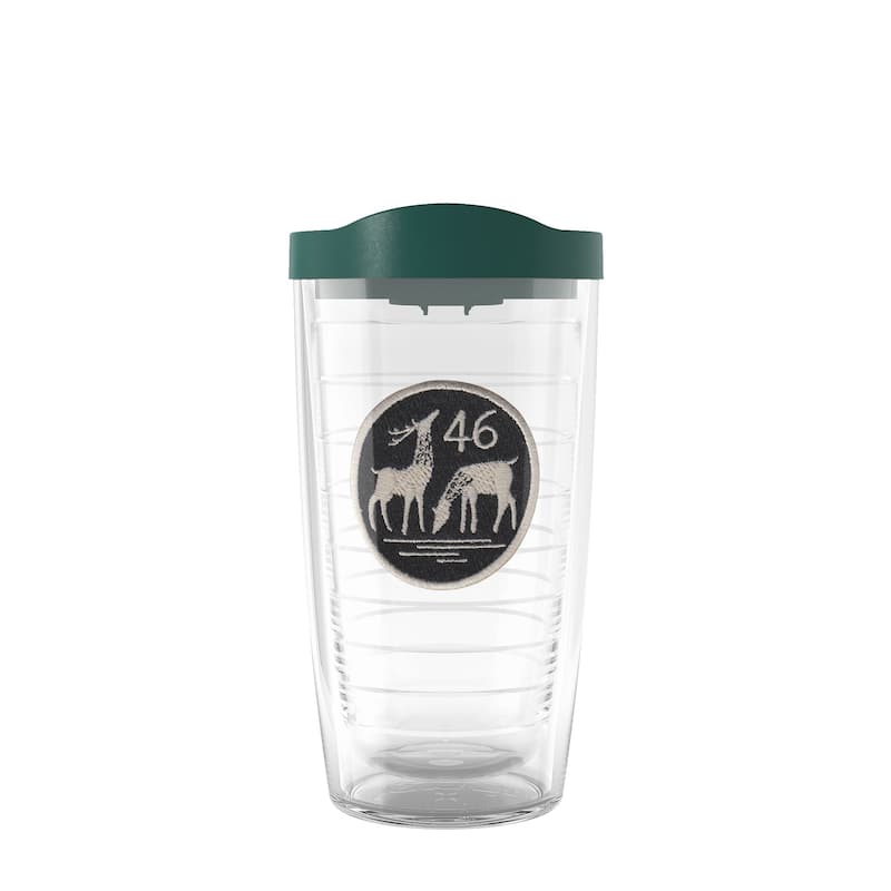Tervis Christmas Holiday Winter Deer 46 Made in USA Double Walled Insulated Travel Tumbler, Classic - 16oz