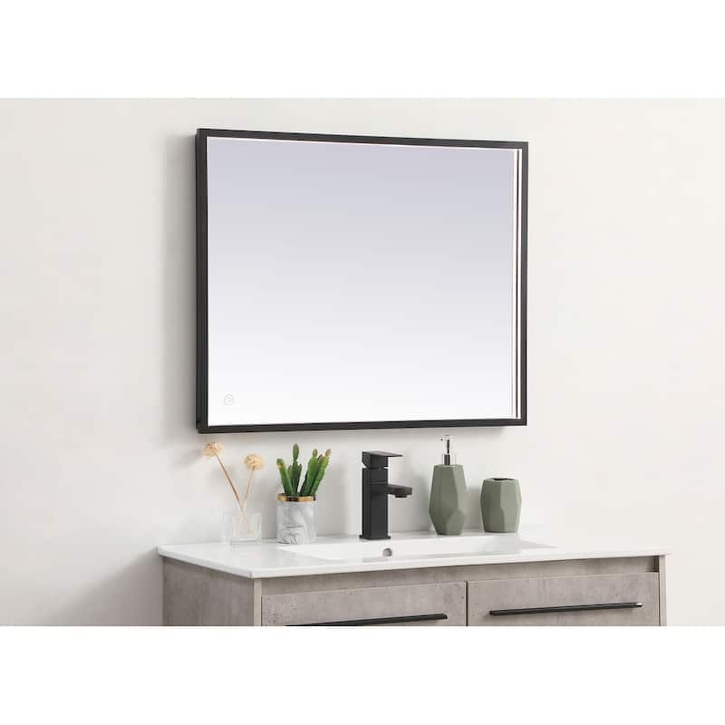 Indigo Home 24x30 inch LED mirror with adjustable color temperature
