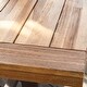 preview thumbnail 15 of 15, Carlisle Outdoor 3 Piece Acacia Picnic Dining Set with Benches by Christopher Knight Home