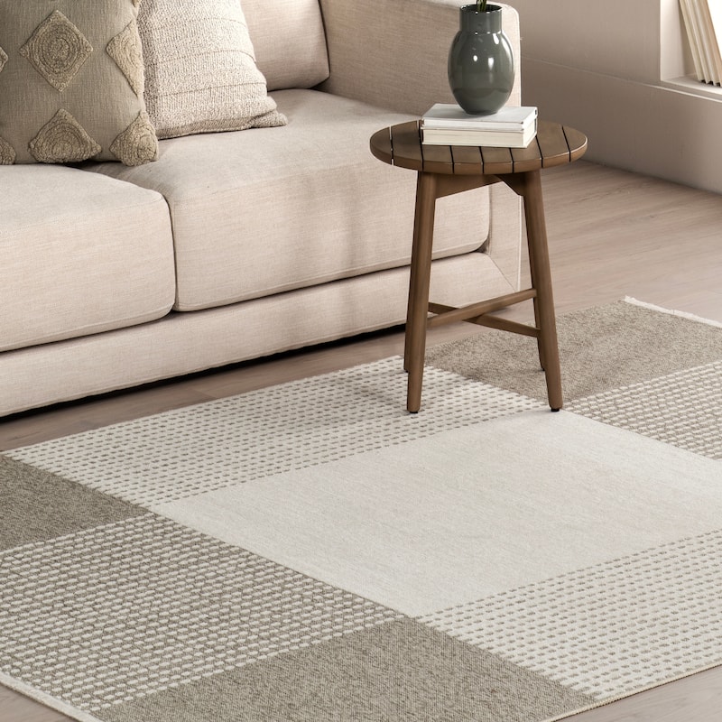 Nuloom Kirby SuperiorWash Plaid Reversible Machine Washable Area Rug