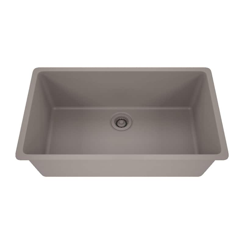 Lexicon Kitchen Sink Quartz Composite 32 Inch Galaxy Concrete - 19x32 - Galaxy Concrete