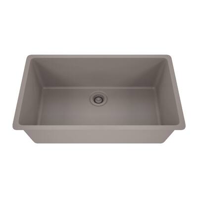 Lexicon Kitchen Sink Quartz Composite 32 Inch Galaxy Concrete - 19x32