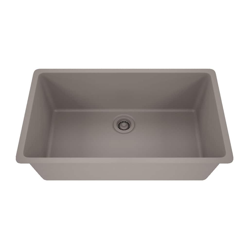 Lexicon Kitchen Sink Quartz Composite 32 Inch Galaxy Concrete - 19x32