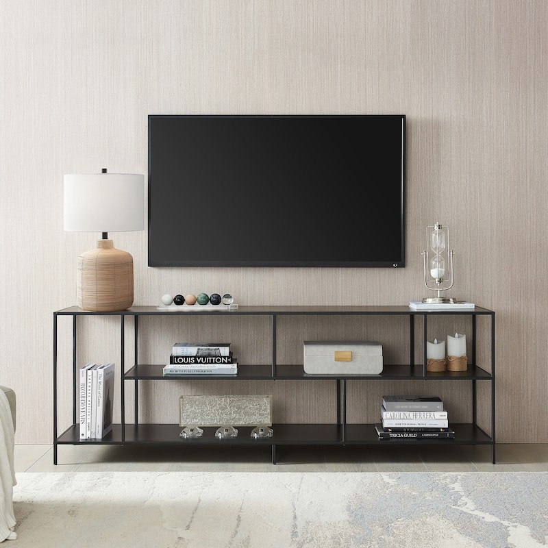 Winthrop Rectangular TV Stand with Metal Shelves for TV's up to 60"