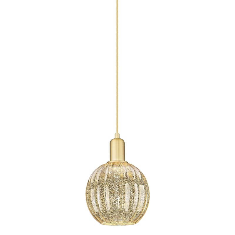 Innovations Lighting 716-1P-11-7 Preston Pendant Preston 7" Wide Mini - Satin Gold / Mercury