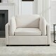 preview thumbnail 20 of 40, Roomfitters 50" Oversized Armchair with Ottoman, Modern Accent Chair, Lumbar Support, Reading Sofa for Bedroom