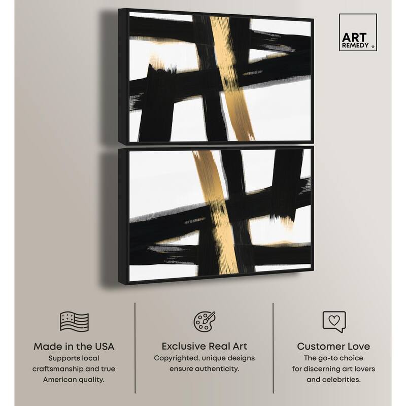 Simple Perfume Bow Canvas by Art Remedy