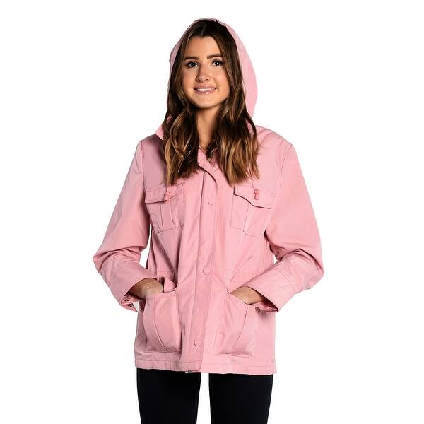 Shop Alia Women S Raincoat In Pink Size S Overstock 20627114