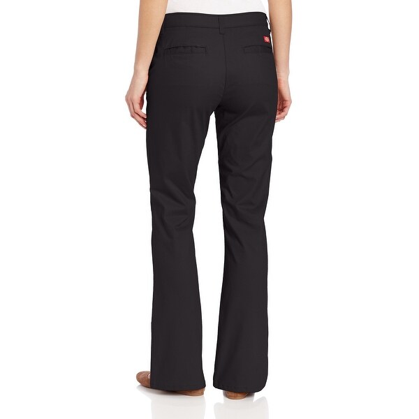 womens black bootcut work pants