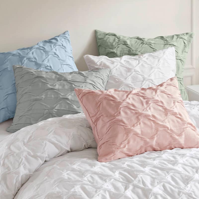Chelsea Square Bailey Diamond Pucker Woven Comforter Set