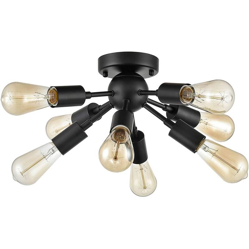 Firenze Sputnik Sphere Chandelier 8-Light Flush Mount Ceiling Light