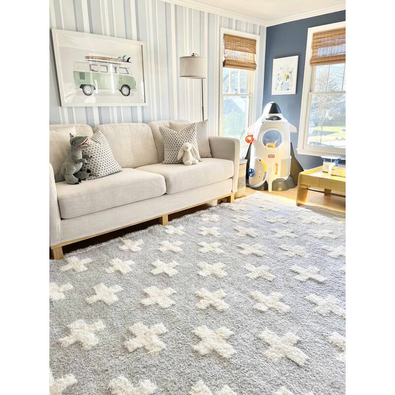 Hauteloom Satu Living Room, Bedroom Area Rug - Beige, Gray, Medium Brown - 2' x 3'