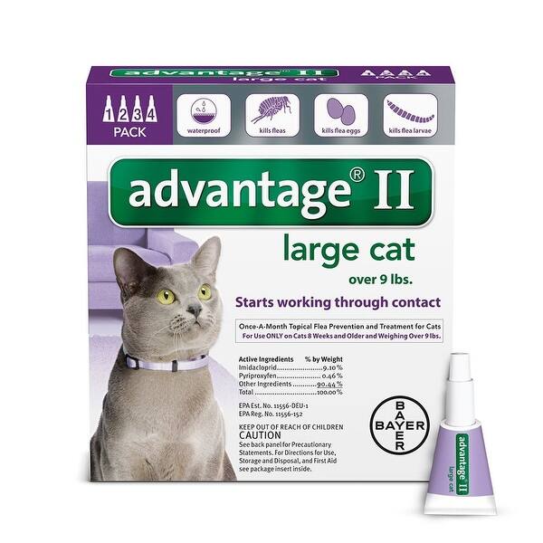 Shop Advantage Ii 04461685 Topical Flea Lice Treatment For Large