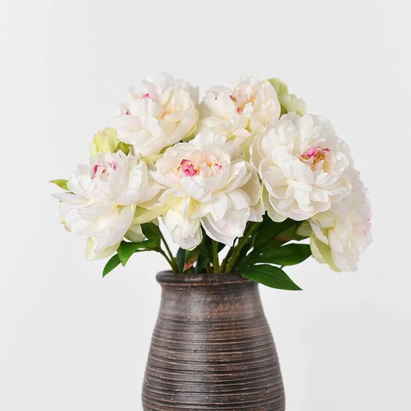 Silk Decorative Artificial Phoenix Peony(Pack of 1 Branch)
