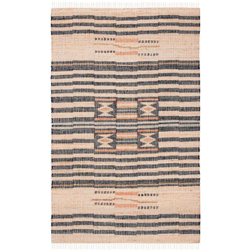 SAFAVIEH Kilim Sherron Boho Tribal Jute Fringe Rug