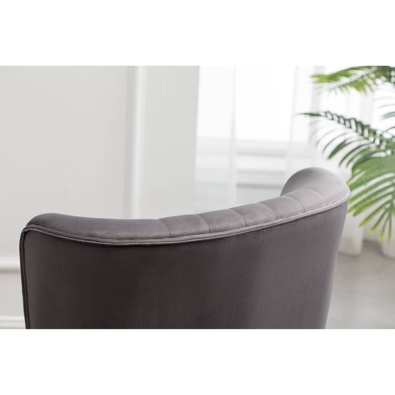 26" Polyester Accent Chair