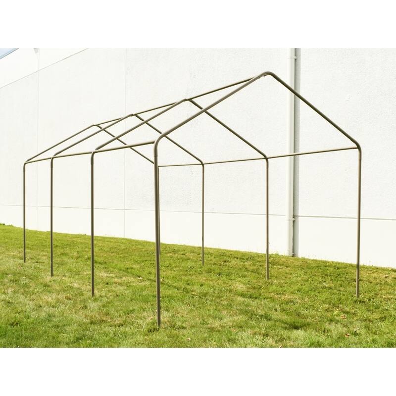 ALEKO 10 x 20 Heavy Duty Outdoor Carport Gazebo Canopy Tent with Sidewalls