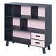 preview thumbnail 15 of 19, HOMCOM 3-Tier Child Bookcase Open Shelves Cabinet Floor Standing Home Office Storage Furniture Shelvin with Drawers Pink