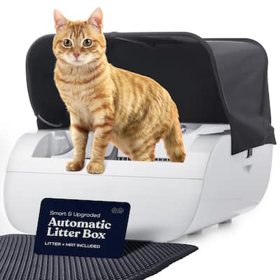 Smart Cat Litter Box Cat Litter Box Wide Opening