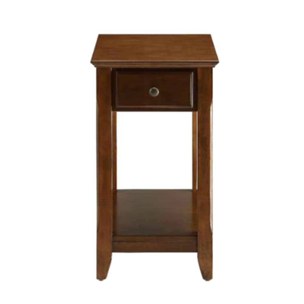 Wooden Rectangular Top with One Drawer