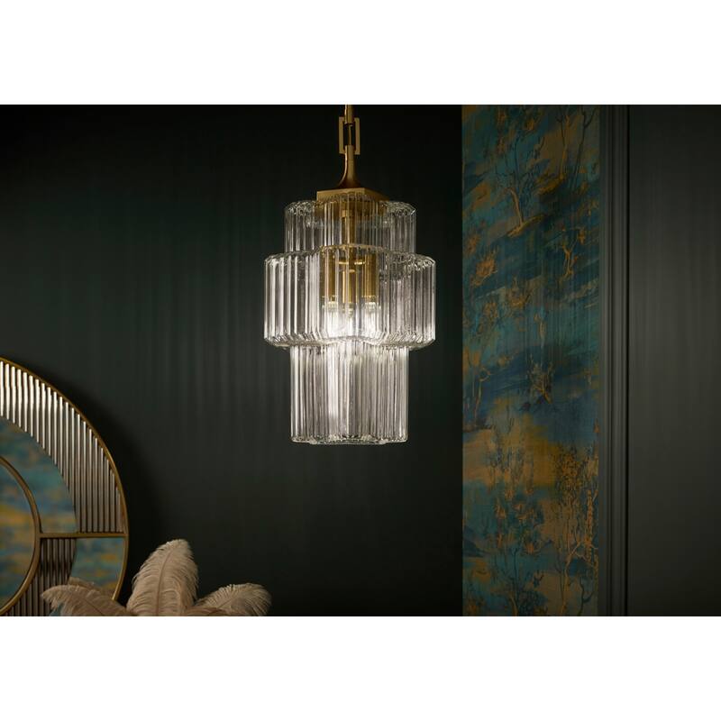 Kohler Lighting 31781-PE03 Occasion 3 Light 12" Wide Pendant