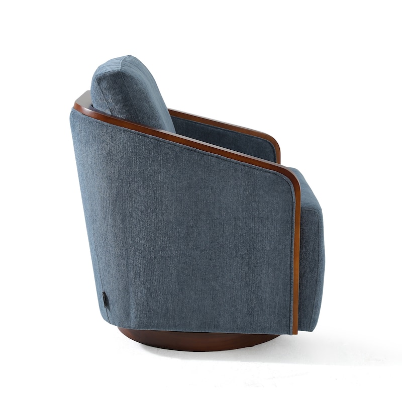 Modern Upholstered Swivel Accent Chair