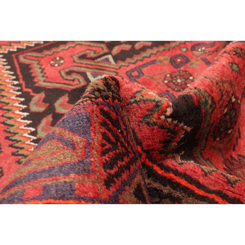 ECARPETGALLERY Hand-knotted Anadol Red Wool Rug - 4'2 x 7'1