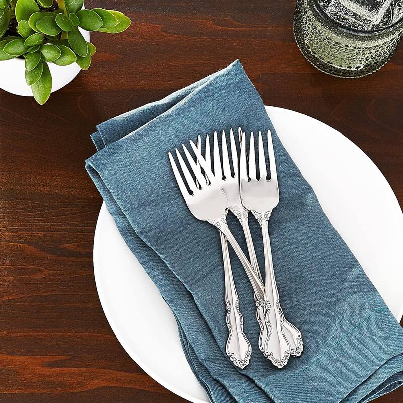 Oneida Dover Fine Flatware Salad Forks, Set Of 4