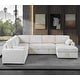 preview thumbnail 16 of 19, Modern Corduroy Sectional With Storage Chaise Lounge Beige