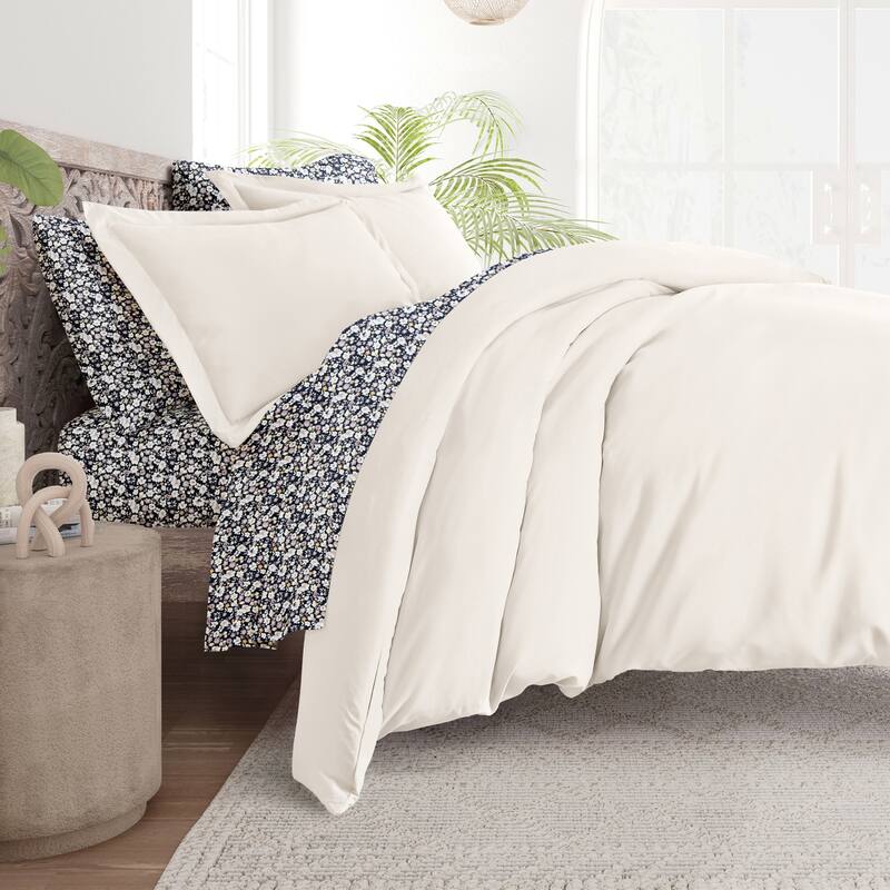 8pc Solid Duvet Bundle