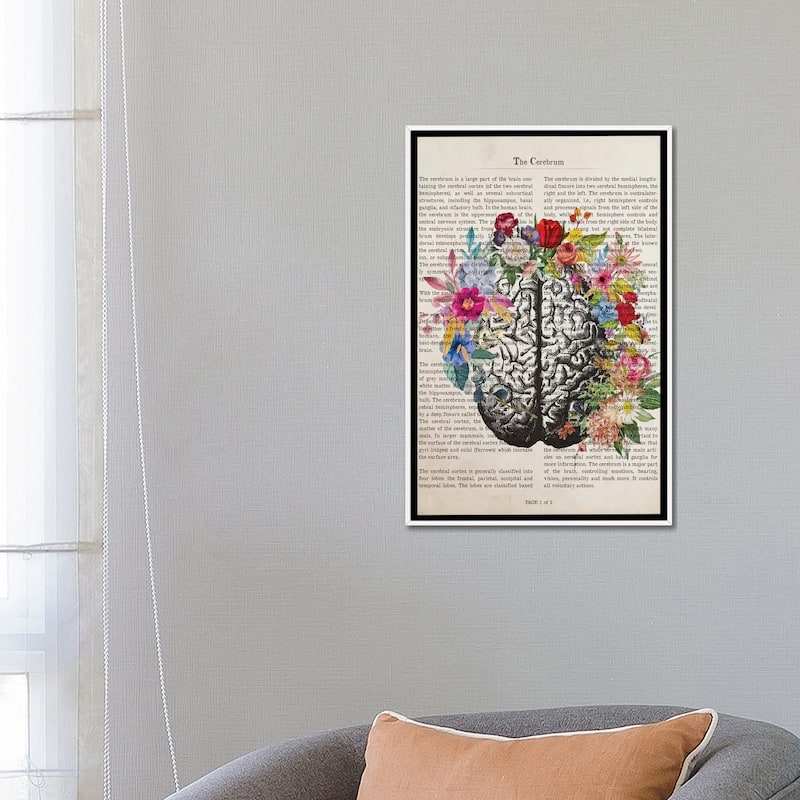 iCanvas "The Cerebrum" by Aged Pixel Framed Canvas Print