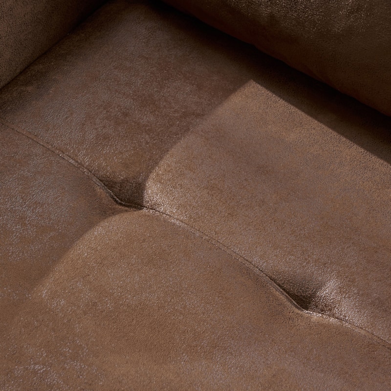 Brown 31" Microfiber Club Chair
