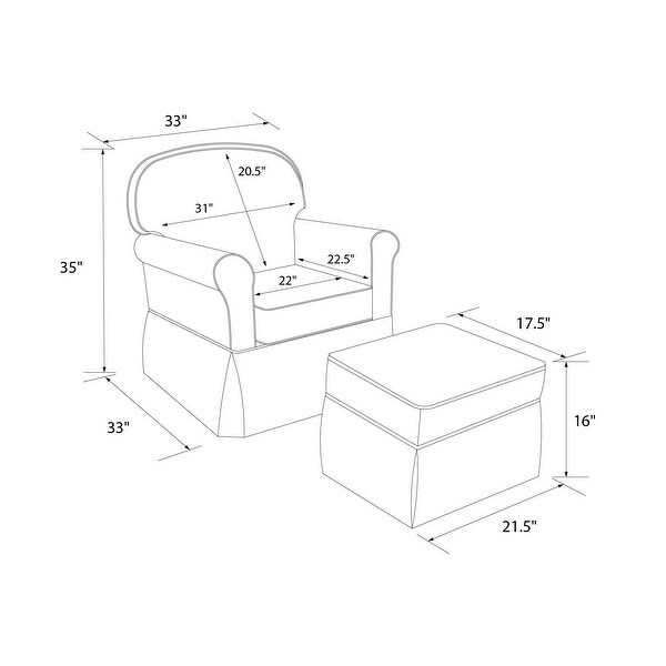 baby relax swivel glider and ottoman