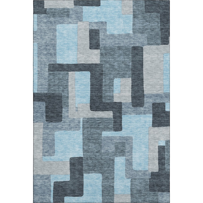 Premium Washable Super Soft Geo Casual Mayfield Rug