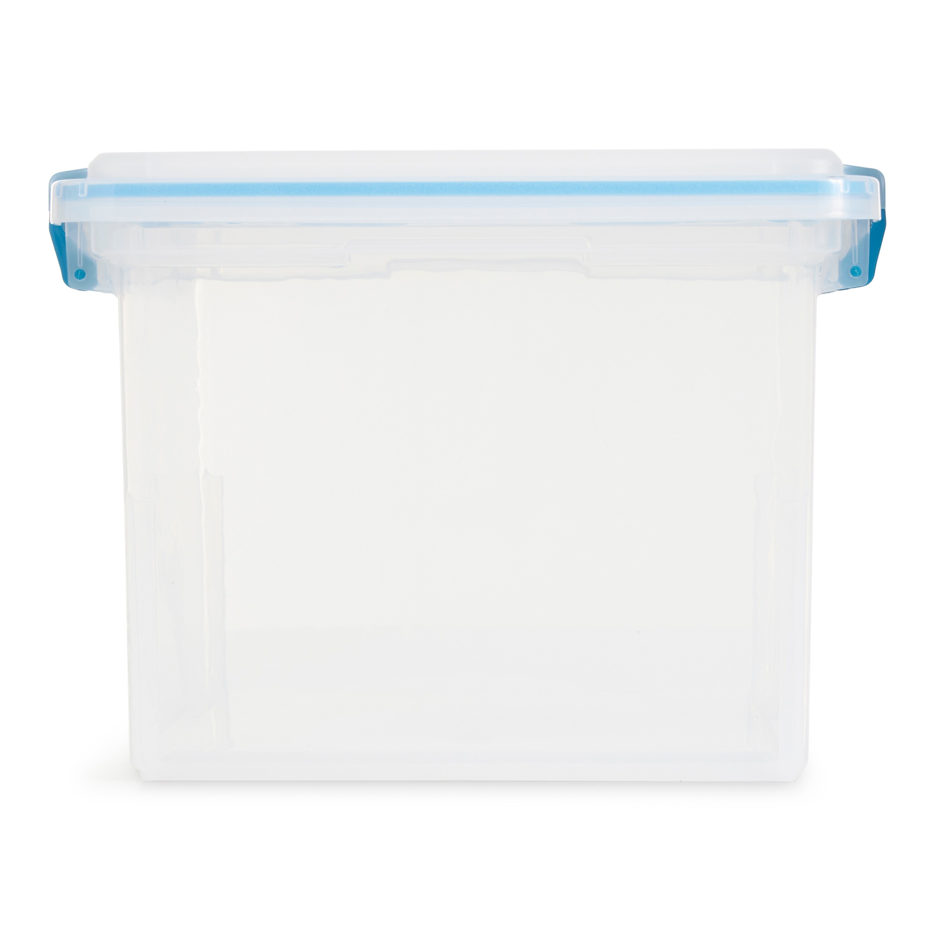 Sterilite Large 32 Qt Home Storage Container Tote with Latching Lids, (4  Pack)