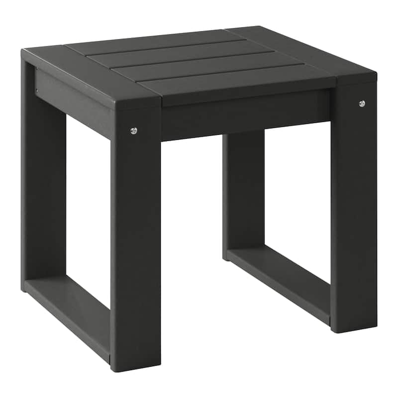 Polytrends Endless Patio Sectional 3-Piece Deep Seating Set with Gray Frame