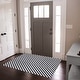 preview thumbnail 51 of 173, Gertmenian Crystal Print Soft Flat Pile Polyester Slip Resistant Washable Indoor Printed Area Rug Collection