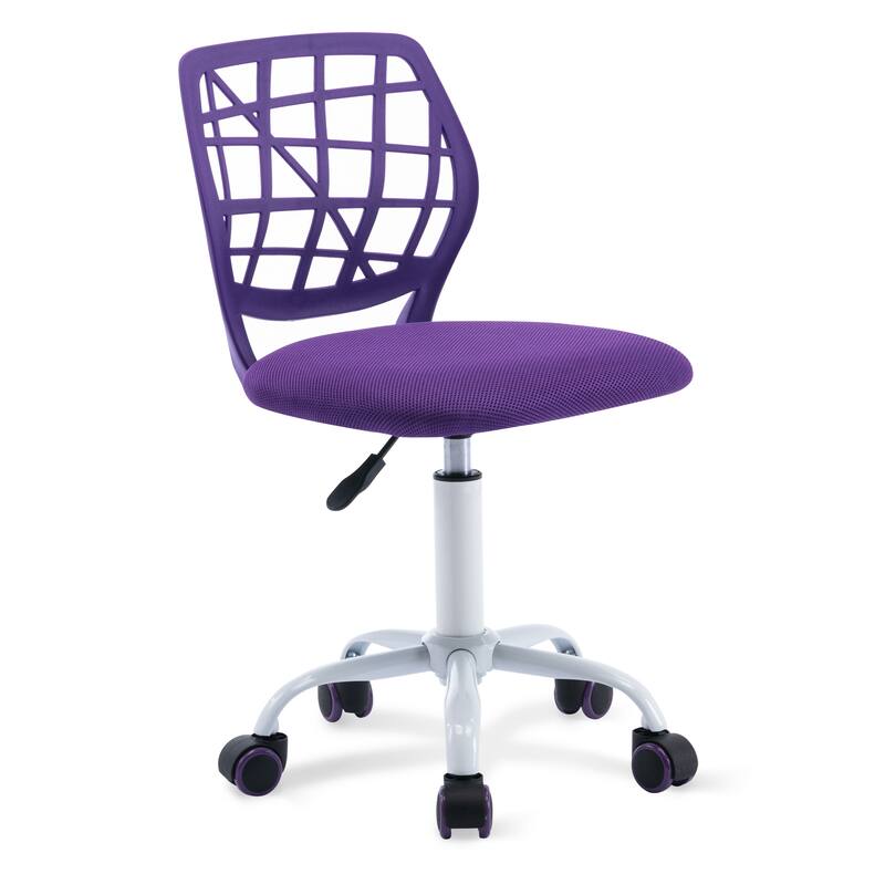 Mesh Ergonomic Swivel Armless Kids Study Chair with Adjustable Height