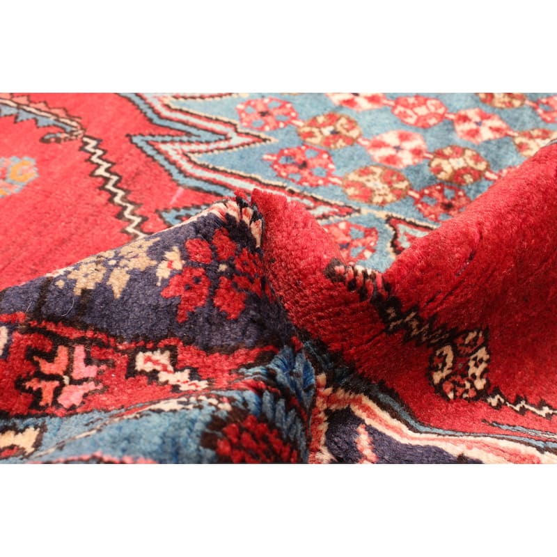 ECARPETGALLERY Hand-knotted Anadol Red Wool Rug - 4'7 x 8'2